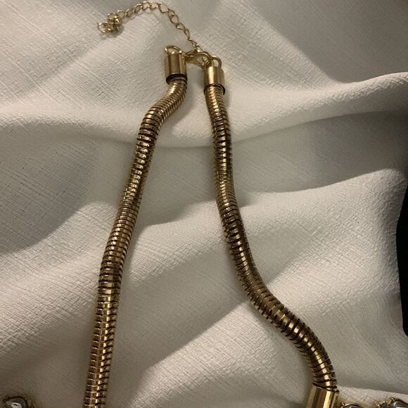 Vintage Chain Link Statement necklace - Picture 10 of 14